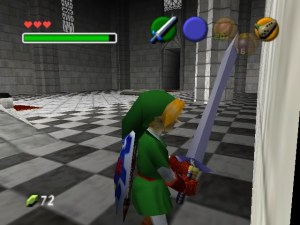 Link trying his damndest to look like Cloud.